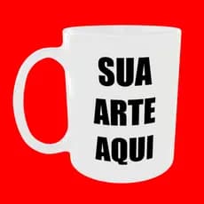 Caneca de Porcelana Importada Personalizada Com Sua Arte Estampa de Alta Qualidade