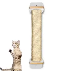 Arranhador de Parede Para Gatos Poste 80cm SISAL 8MM REFORÇADO PREMIUM Arranhador Gato Parede