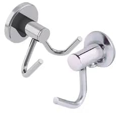 kit Cabide Duplo Para Toalha + 1 Cabide Simples Para Toalha Banho