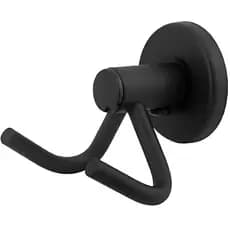 Porta Toalha Duplo Inox Preto Fosco Cabideiro Parede Banheiro Antiferrugem Design Moderno