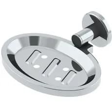 Saboneteira Inox de Parede com Fixação Dupla – Porta Sabonete Banheiro Aço Inoxidável