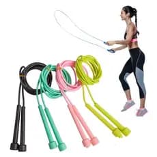 Corda De Pular Pvc Com Regulagem Para Exercícios Academia