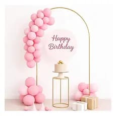 Arco Romano Para Festa Decoração De Festa Aniversário e Eventos 2x1m Dourado