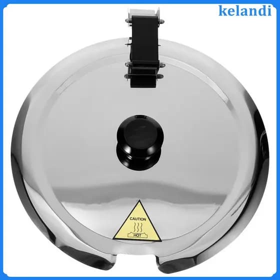 🍳 1 Tampa Reutilizável De Inox Para Panela Térmica Prata