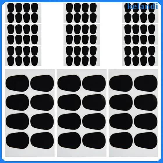 🖼️ 96Peças Patch De Boca Oval Em Borracha Preto Para Saxofone