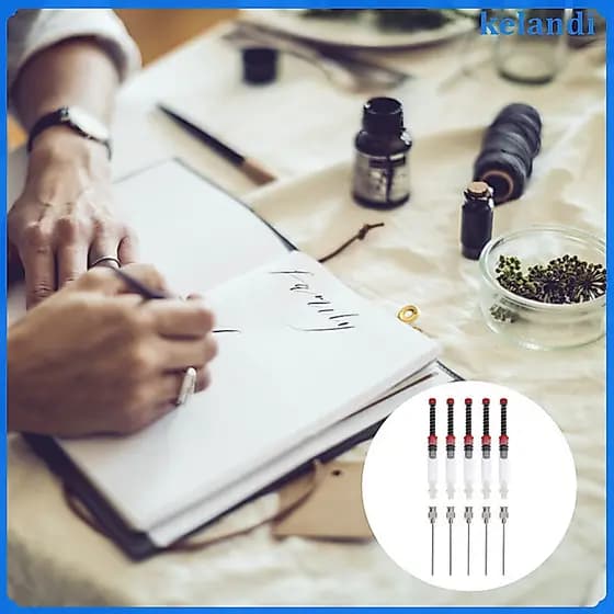 📎 5Pcs de Tinta para tinteiro plástico para escritores
