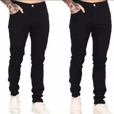 Kit 2 Calças Jeans Slim Masculina Premum- Lycra Original Elastano