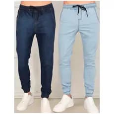 Calça jogger masculina jeans premium