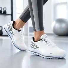 Tênis Masculino Academia Branco O2x Original Promoção