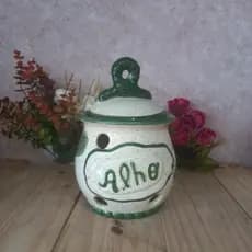 Porta Alho cerâmica