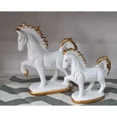 Dupla de Cavalos ceramica