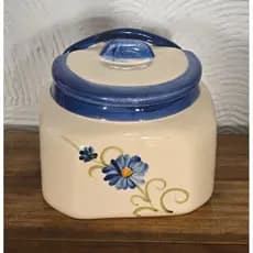 Saleiro quadrado feito ceramica