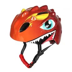 Capacetes de bicicleta infantis LIXADA com design de dinossauro para meninos e meninas, capacete de ciclismo ajustável