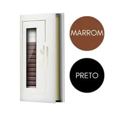 Caixa de Cílios Y Decemars Marrom| Mix e Tamanhos Unitários para Extensão