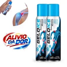 Spray Para Alivio Dor Muscular Joelho Costas Massageador Geloice 150ml Arnica Mentol Canfora Imediat