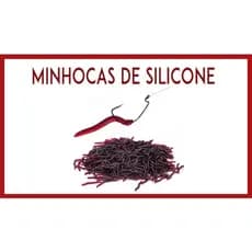 Isca Artificial Pesca Minhoca Em Silicone Soft Iscas Artificiais Para Pesca 10 Unidades