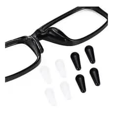 10 Pares Plaqueta Adesiva Silicone Antiderrapante Gota Nariz Óculos Topline