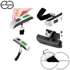 Balança Suspensa Digital 50Kg 10G Eletrônica Portátil Para Pesagem De Bagagem Itens Viagens  ES