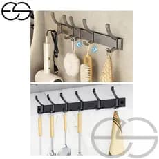 Estilo Gancho Multifuncional de Parede Sem Furo Pendurar Chápeus Roupas Organizador Banheiro