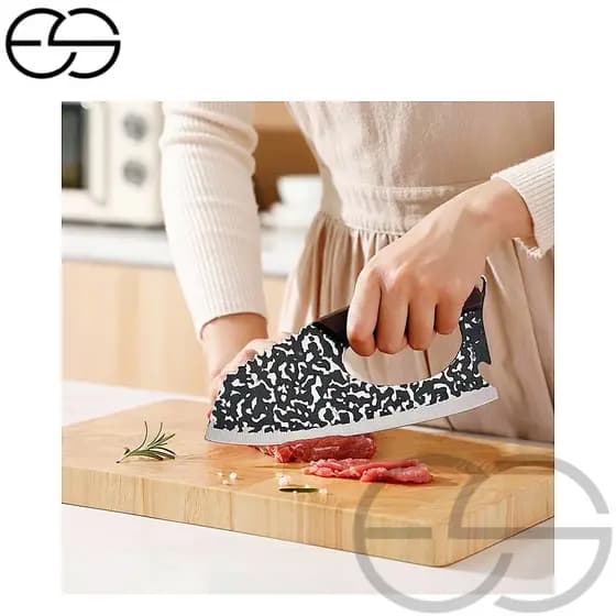 Cutelo inox Profissional Cabo King Design que Economiza Trabalho Artesanal Churrasco Cozinha ES