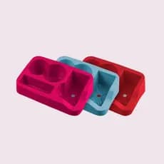 Porta Detergente Sabão Dispenser 2 em 1 com Suporte para Bucha Esponja Cozinha Pia Organizador