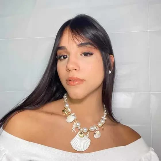 Colar Pérola Buzio Feminino Moda Blogueira