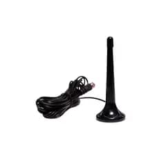 Antena Digital HDTV Interna e Externa 3 Metros Base Magnética UHF TV Digital Cabo 3m Alta Recepção