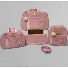 KIT BOLSA  MATERNIDADE MENINA/MENINO ALTA QUALIDADE, KITS PARA RECÉM NASCIDO KIT DE LUXO 4 PEÇAS IMPERMEÁVEIS AYLLA BABY