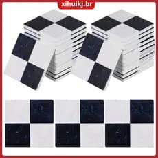 📎 45Peças Placas De Piso Miniatura Em Madeira Para Decoração Infantil DIY