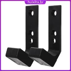 🧂 2Peças Rack Multifuncional Para Barra E Halteres Preto, Perfeito Para Ambientes Fitness