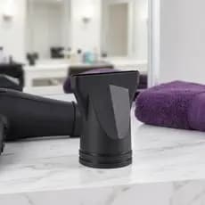 🎀 Bico Difusor Preto Plástico Universal Para Secador De Cabelo Profissional