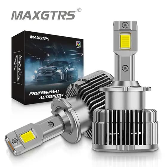 MAXGTRS 2x 24000Lm Canbus Farol LED Para Carro D1S D3S D2S D4S D5S D8S Lâmpada Do Mesmo Tamanho Que Original 1 : 1 Tudo Em Uma Luz Automática