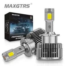 MAXGTRS 2x 24000Lm Canbus Farol LED Para Carro D1S D3S D2S D4S D5S D8S Lâmpada Do Mesmo Tamanho Que Original 1 : 1 Tudo Em Uma Luz Automática