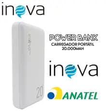 INOVA power bank carregador portátil 20000mAh carregamento rápido 10000mAh 30000mAh