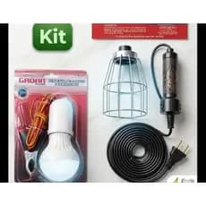 Kit Lâmpada Automotiva 12v Emergência Led + Pendente
