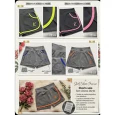 Kit 2 Shorts Saia Fitness - Performance e Estilo para Academia e Corrida,ginastica caminhada