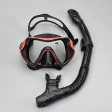 Máscaras De Mergulho Profissional Conjunto Com Snorkel Saia De Silicone Para Adultos Óculos De Proteção Anti-Embaciament