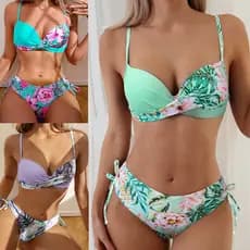 Biquíni de cintura alta/biquíni feminino/biquíni de praia de duas peças/maiô de secagem rápida/biquíni brasileiro