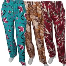 Kit 2 Calça Feminina Com Bolso Lateral Excelente Malha Fria  Senhoras Soltinhas e Confortáveis .