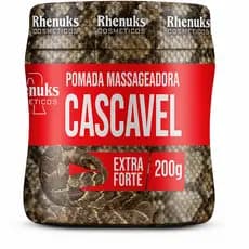 Pomada Massageadora Cascavel Extra Forte 200g  Alívio Dores Musculares e Articulares