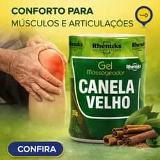 Gel Massageador Canela de Velho Rhenuks 200g -Alivio Dores
