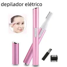 Caneta Depiladora Elétrica Para Sobrancelha Aparador de Pelo Portátil Corpo