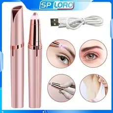 Depilador Elétrico de Sobrancelha Portátil Feminino Sploro | Aparelho Removedor de Pelos Facial Indolor e à Prova d’Água
