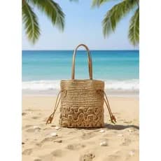 XY Bolsas.Bolsa de palha Bolsa de praia Bolsa de ombro