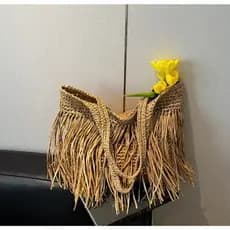 XY Bolsas.Bolsa de palha Bolsa de praia Bolsa de ombro