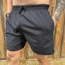 Bermuda Masculina Tactel Lisa Academia Praia Casual Short Estiloso Confortável