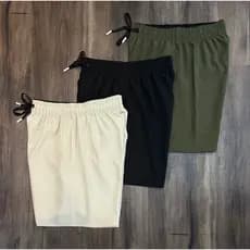 Kit 3 Shorts De Elastano de Treino Piscina Praia Corrida Bermuda Tactel Calção - Envio Imediato