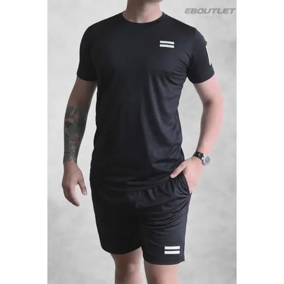 Kit Conjunto de Academia Masculino Dry Fit Short +Camisa Malhação Futebol oferta
