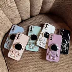 Capa Capinha Galaxy A07 A17 A37 A57 A06 A16 A26 A36 A56 A05S A15 A25 A35 A55 com Suporte Astronauta