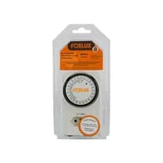 Timer Temporizador Analógico Foxlux Bivolt Automação Elétrica Iluminação